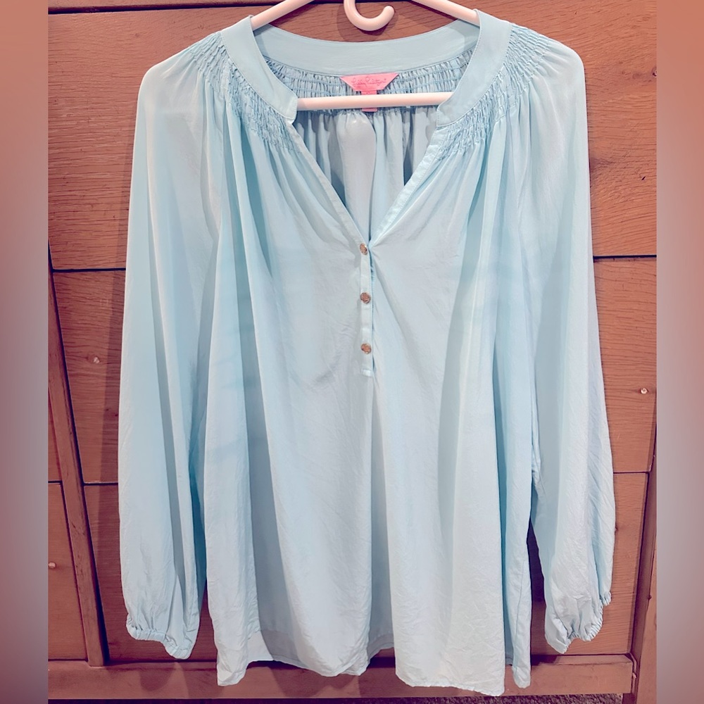 100% silk blouse